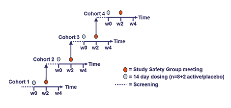 Multiple Ascending Dose study design